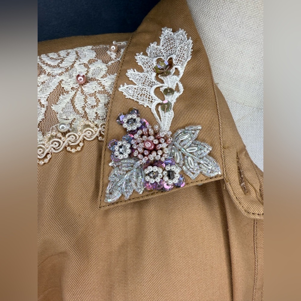 Vintage Lacy Afternoon Two-Piece Set – NWT – Embellished Shirt & Pants - Picture 15 of 15